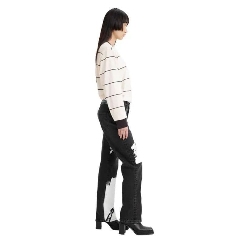 Levis Straight Jeans Black