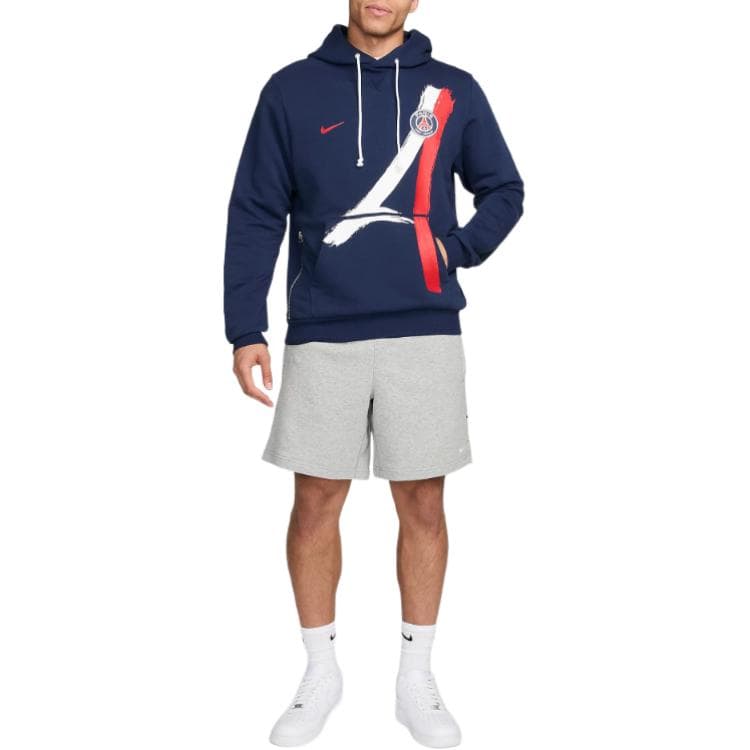 Nike Standard Issue Dri-FIT Paris Saint-Germain Hoodie Midnight Navy