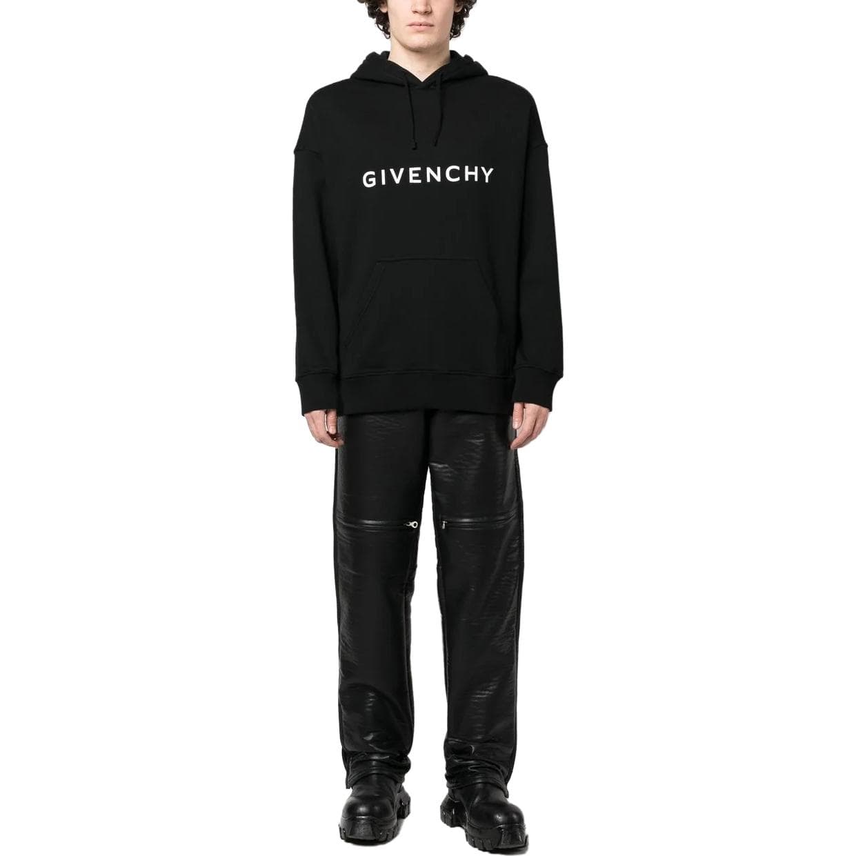 Givenchy FW22 Logo Hoodie Black