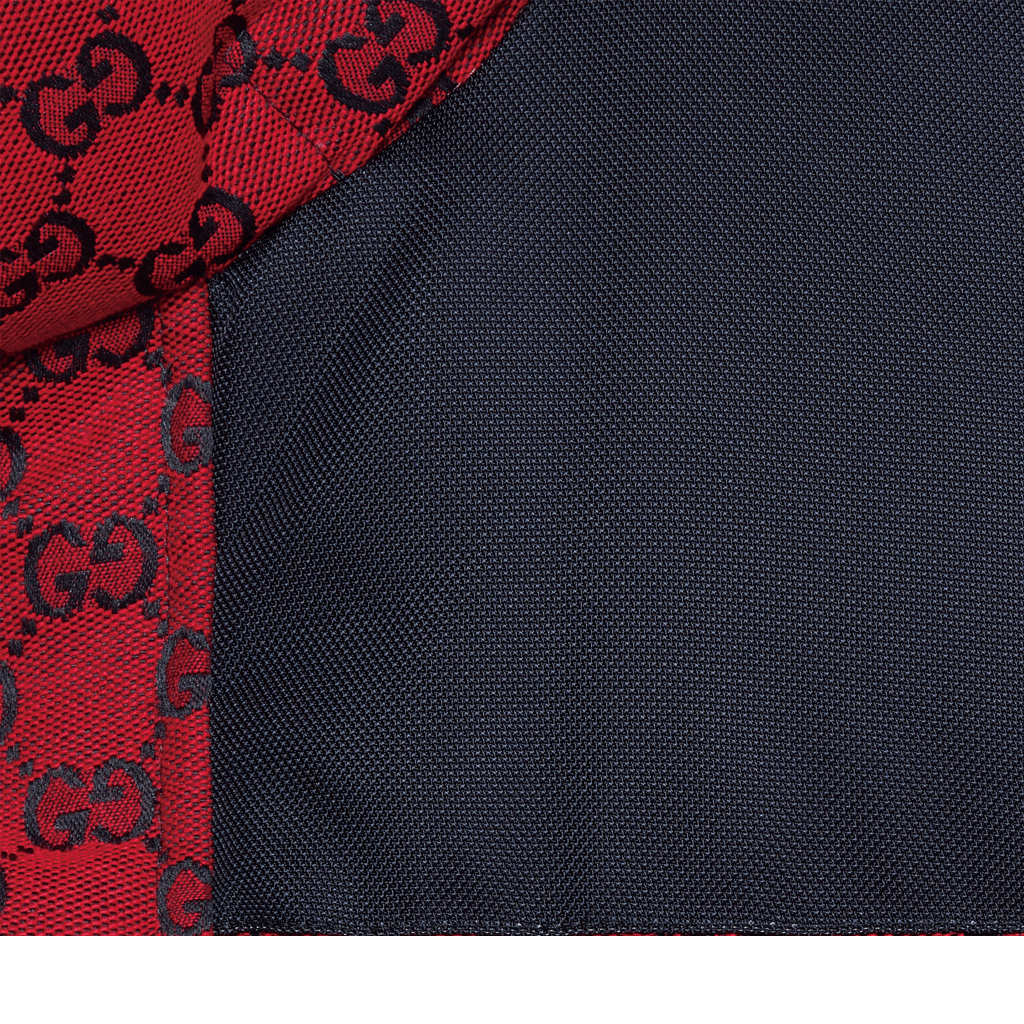 Gucci FW23 Printed Down Hoodie Jacket Red