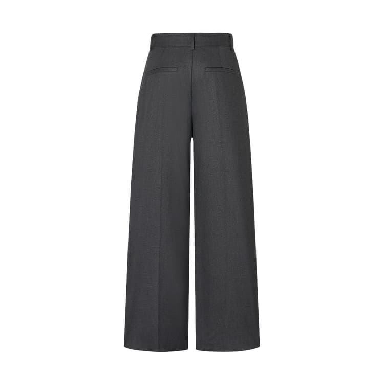 MOCO Pleated Casual Pants Deep Gray