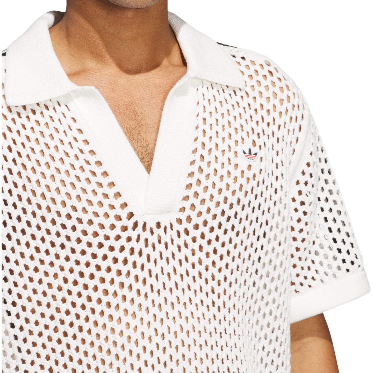 adidas x CLOT FW24 Polo Shirt White