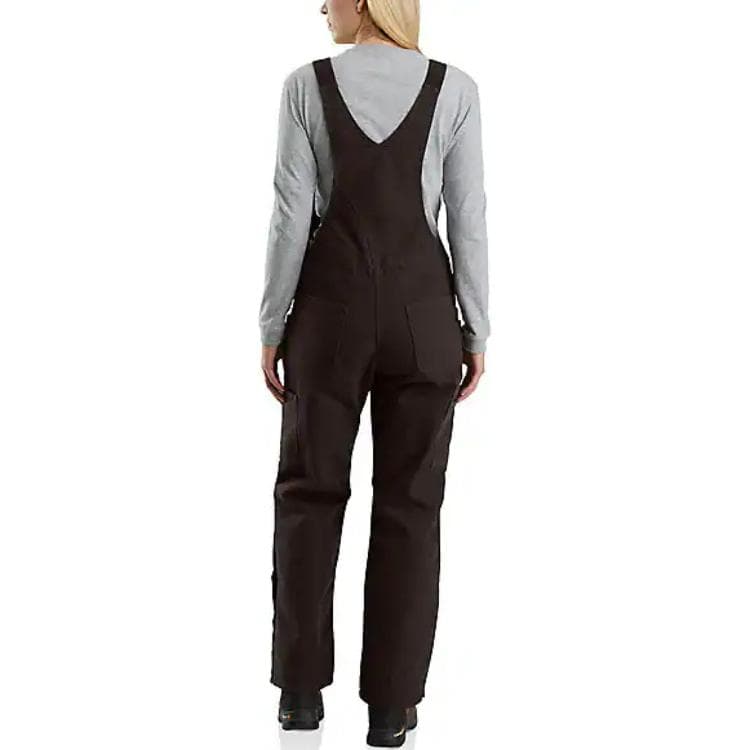 Carhartt 104049 WOMEN'S INSULATED BIBS - RELAXED FIT - WASHED DUCK - 3 WARMEST RATING