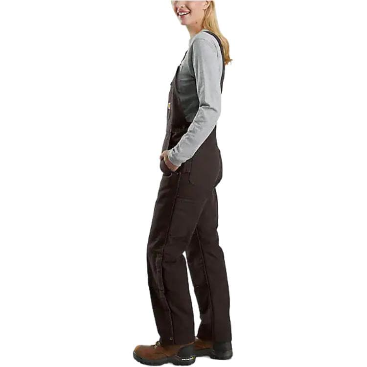 Carhartt 104049 WOMEN'S INSULATED BIBS - RELAXED FIT - WASHED DUCK - 3 WARMEST RATING