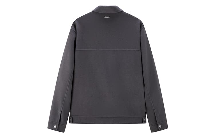 PEACEBIRD MEN Reversible Wool Jacket
