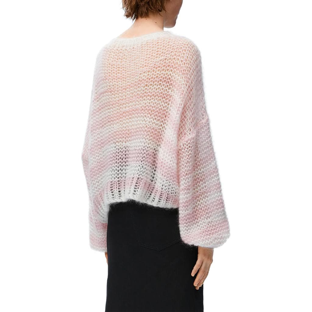 LOEWE x On FW24 Logo Jacquard Sweater Pink