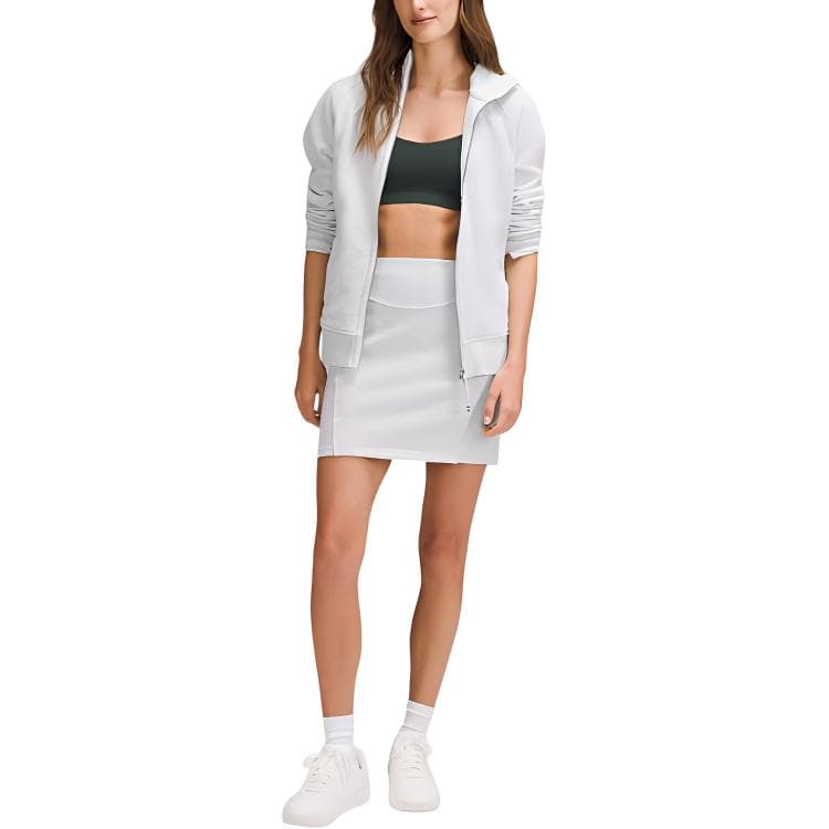 lululemon Scuba Skirt Grey White