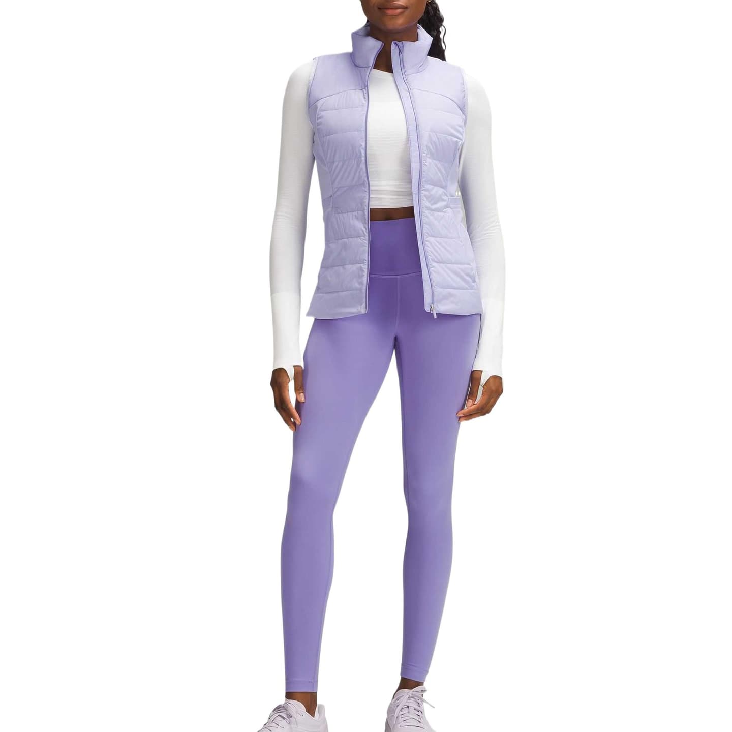 lululemon Down For It All Vest Smoky Lavender