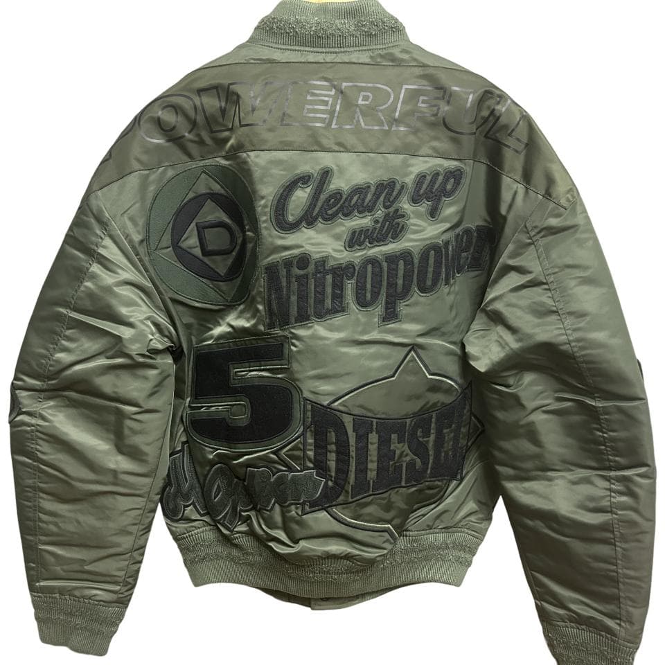 Diesel Bomber Jacket Military Green