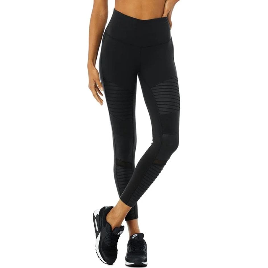 Alo Yoga Moto Leggings Black