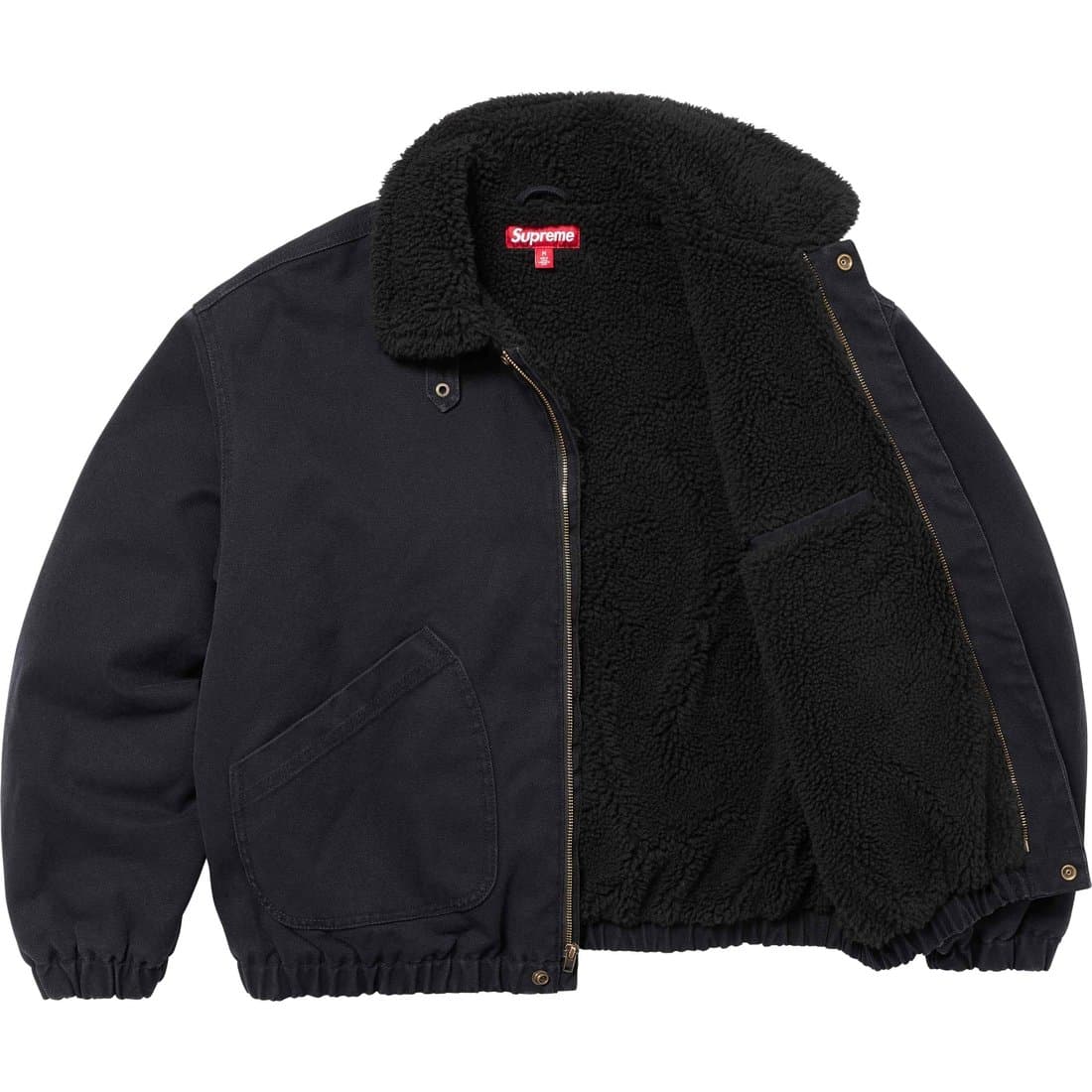 Supreme FW24 Faux Shearling Bomber Jacket