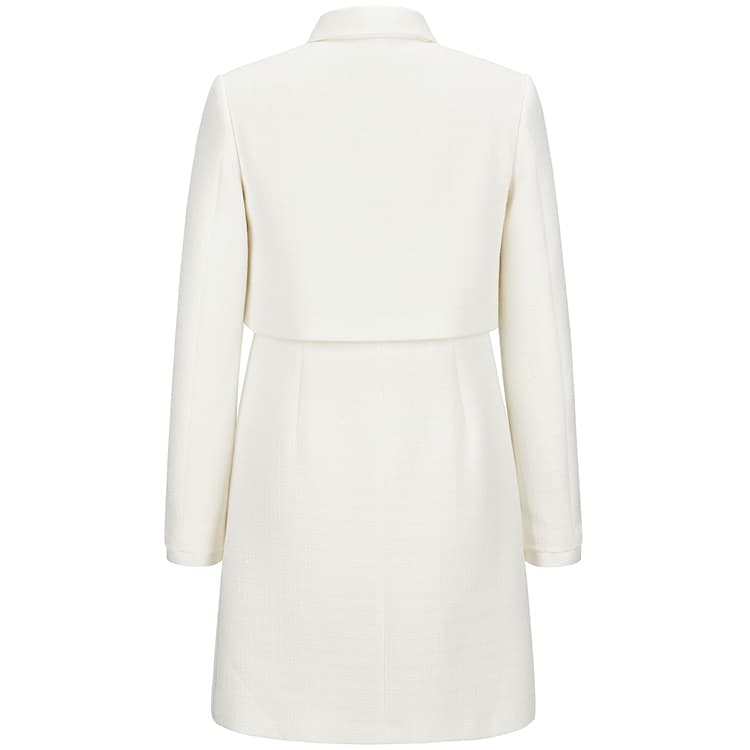 Peacebird Elegant Tweed Dress