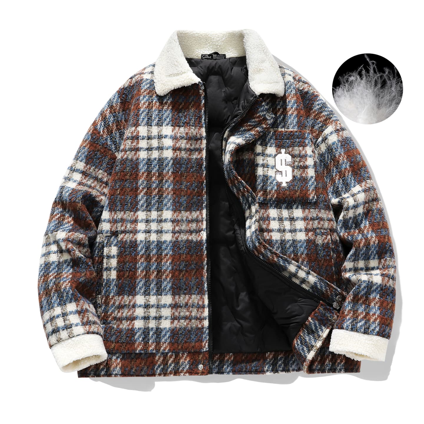 The Simpsons 90 Vintage Plaid Wool Jacket