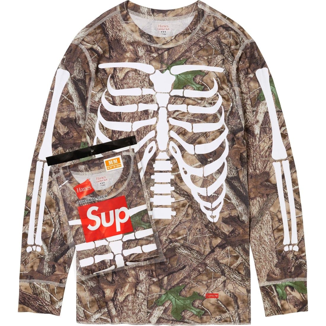 Supreme x Hanes Bones Thermal Crew