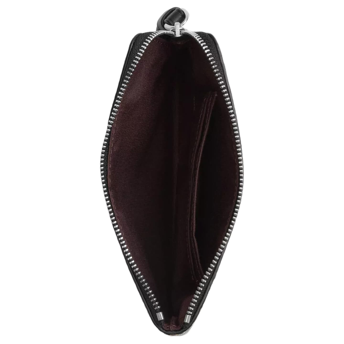 COACH Corner Zip 16 Wristlet Black