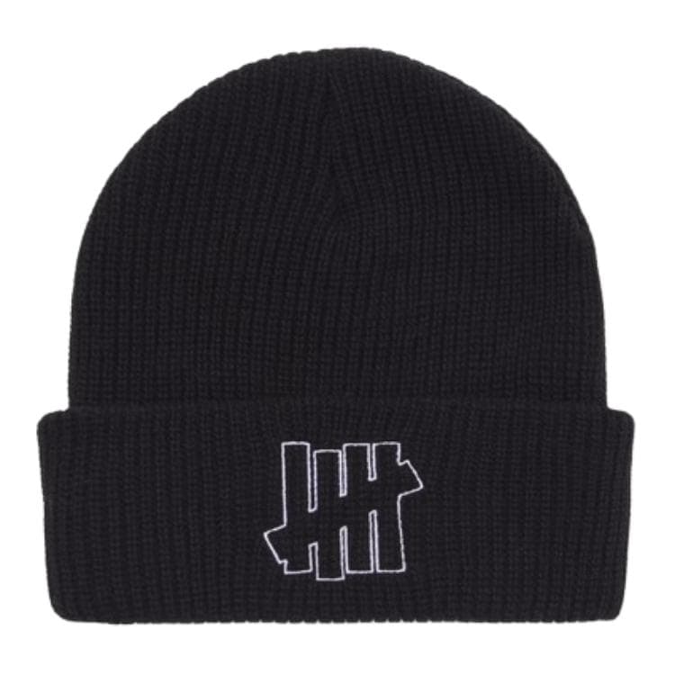 UNDEFEATED FW24 Striped Logo Beanie