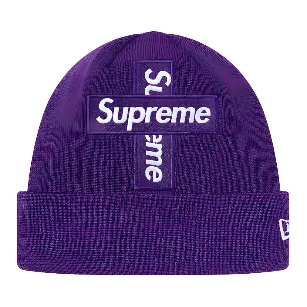 Supreme x New Era Cross Box Logo Beanie