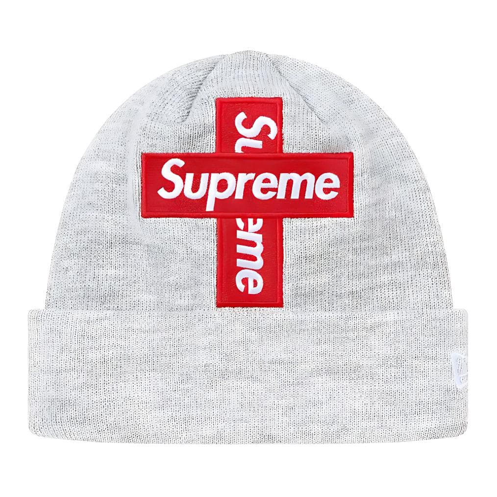Supreme x New Era Cross Box Logo Beanie