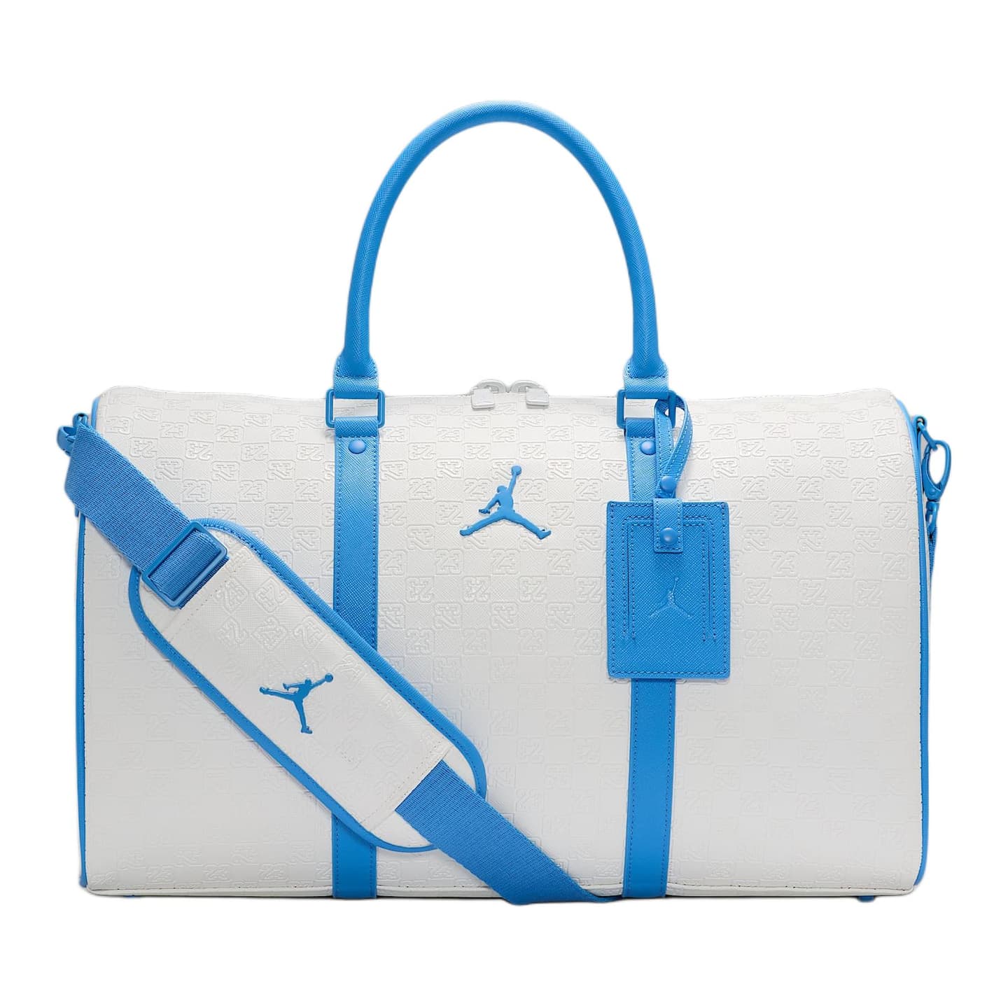 Jordan Monogram Travel Bag White