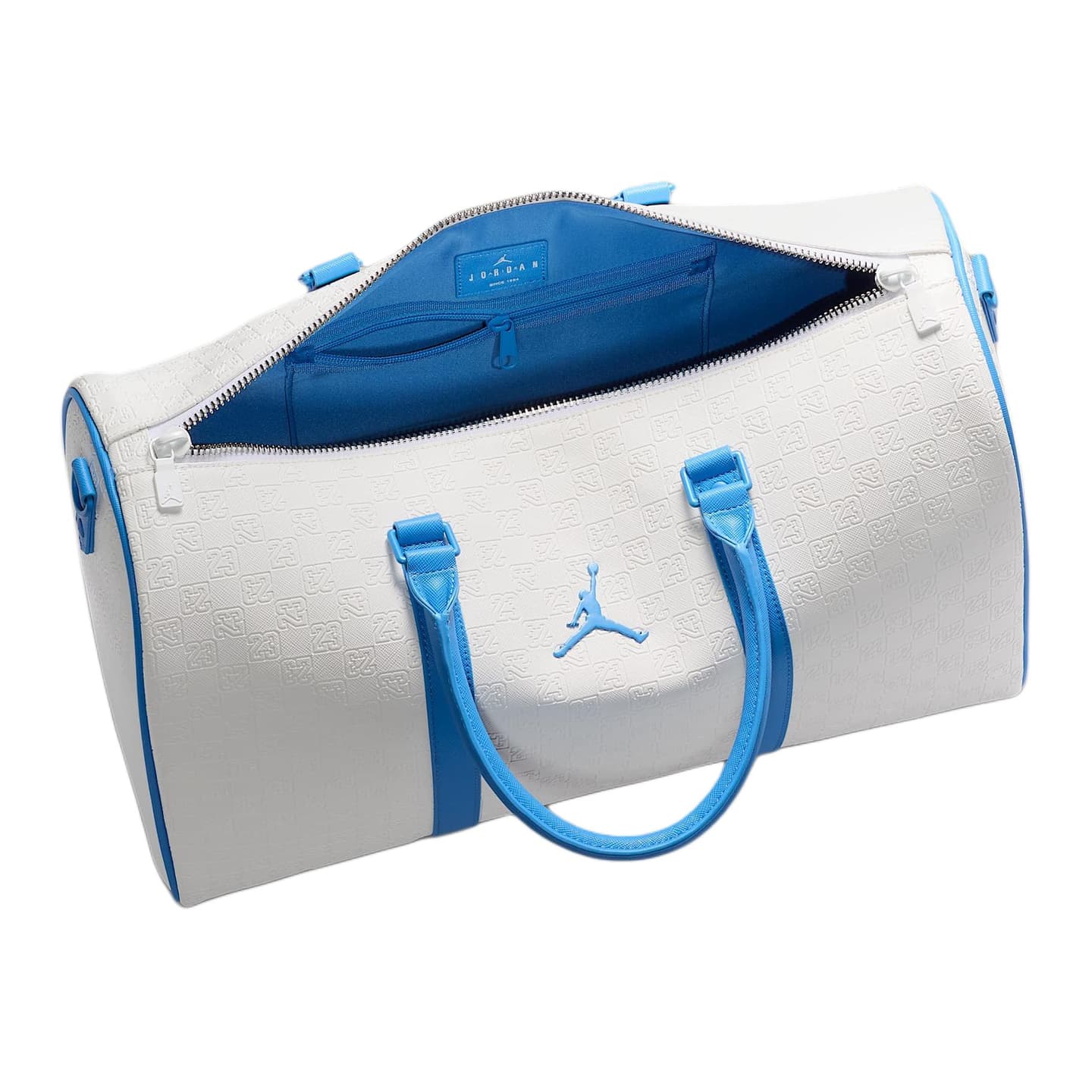 Jordan Monogram Travel Bag White