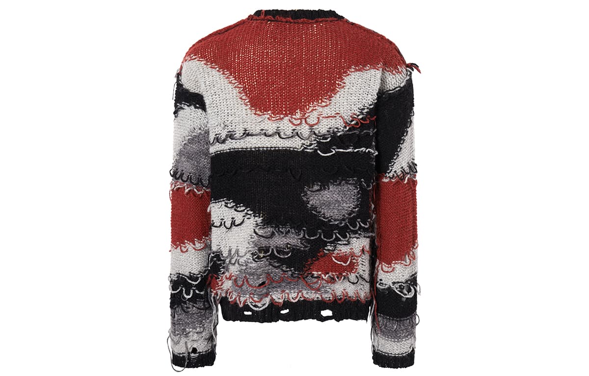 ROCAWEAR SS25 Irregular Texture Tassel Pullover