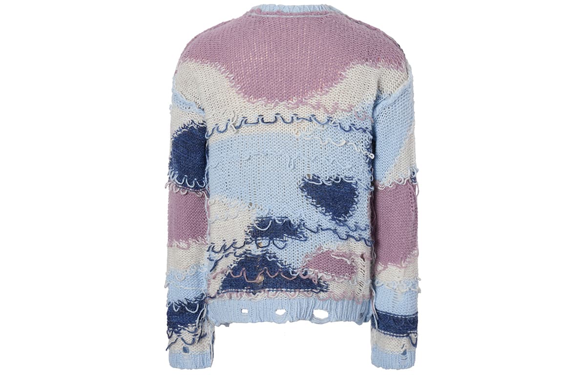 ROCAWEAR SS25 Irregular Texture Tassel Pullover
