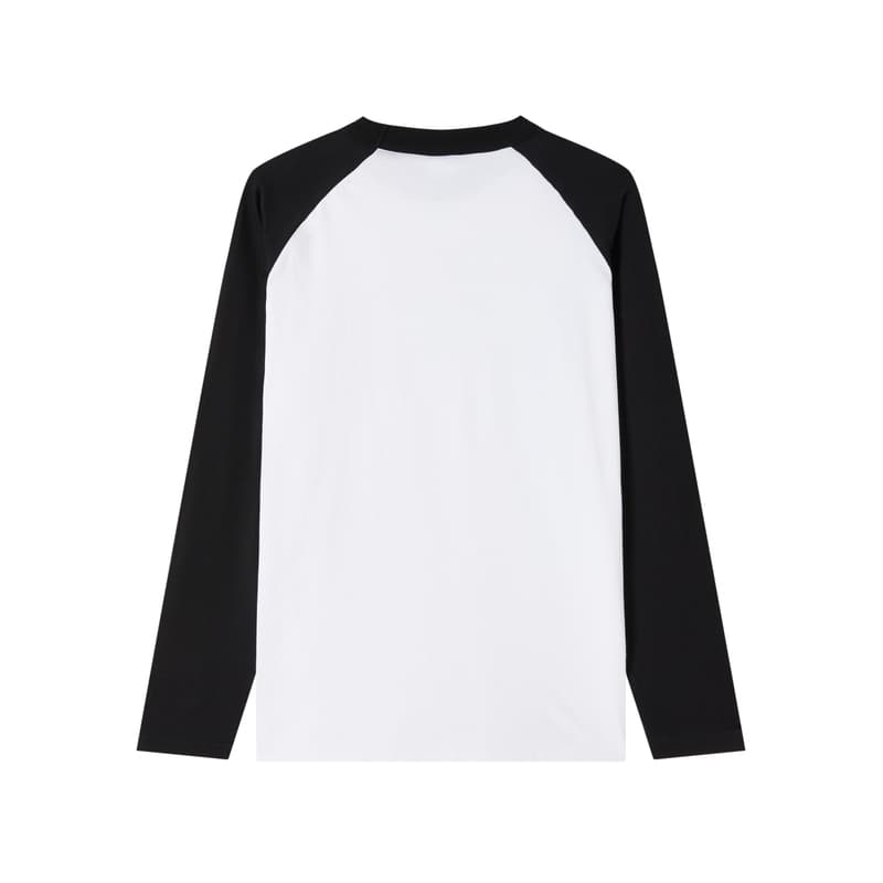 Champion Long Sleeve Tee White Black