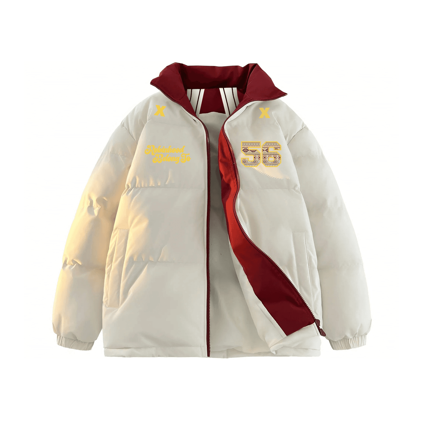 ROBINHOOD Thick Colorblock Down Jacket