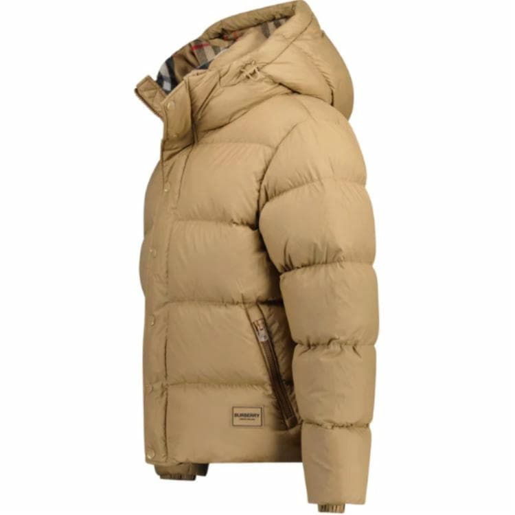 Burberry Quilted Down Jacket Beige