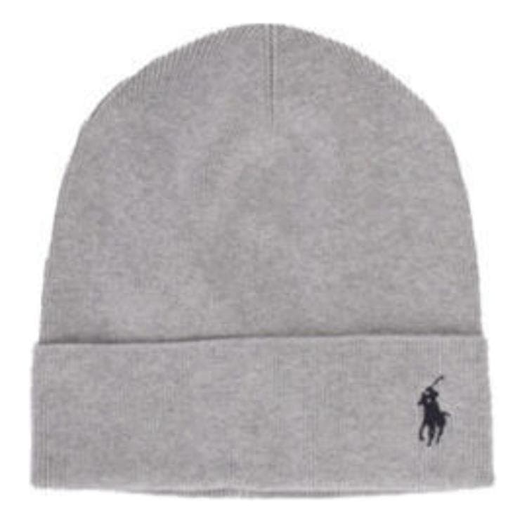 Ralph Lauren Original Cotton Beanie Gray