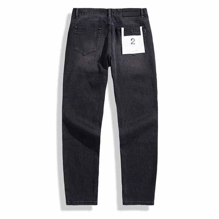 PEACEBIRD MEN Vintage Straight Wash Denim Jeans