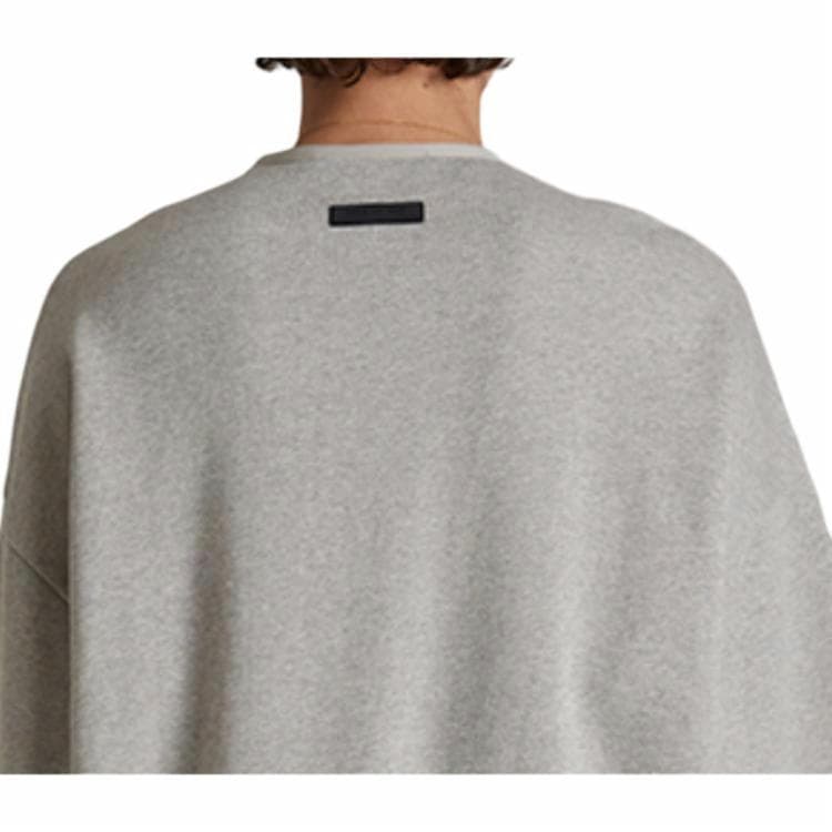 Fear of God Essentials SS24 Crewneck Sweater Dark Heather Oatmeal