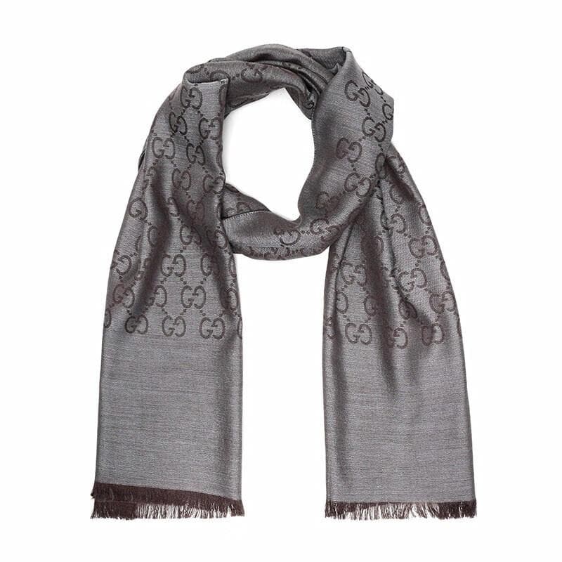 Gucci Wool Fringe Scarf