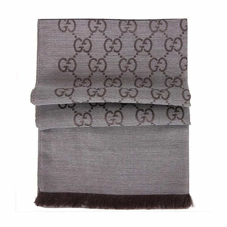 Gucci Wool Fringe Scarf