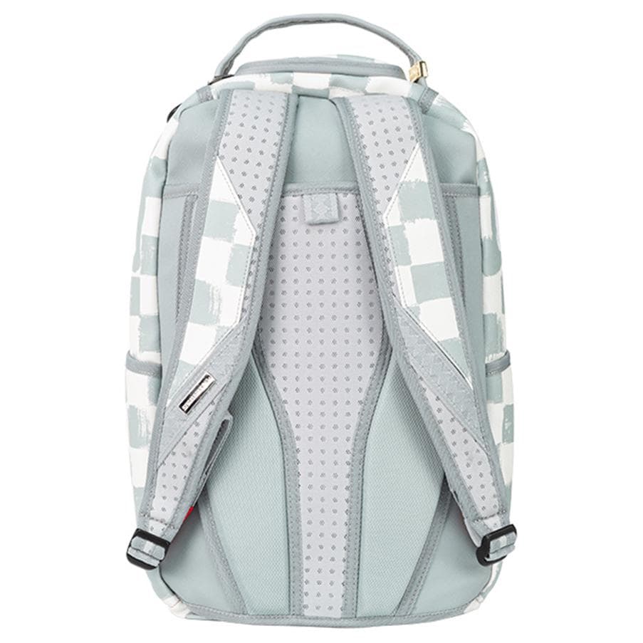 Sprayground Shark Logo Checkered Backpack