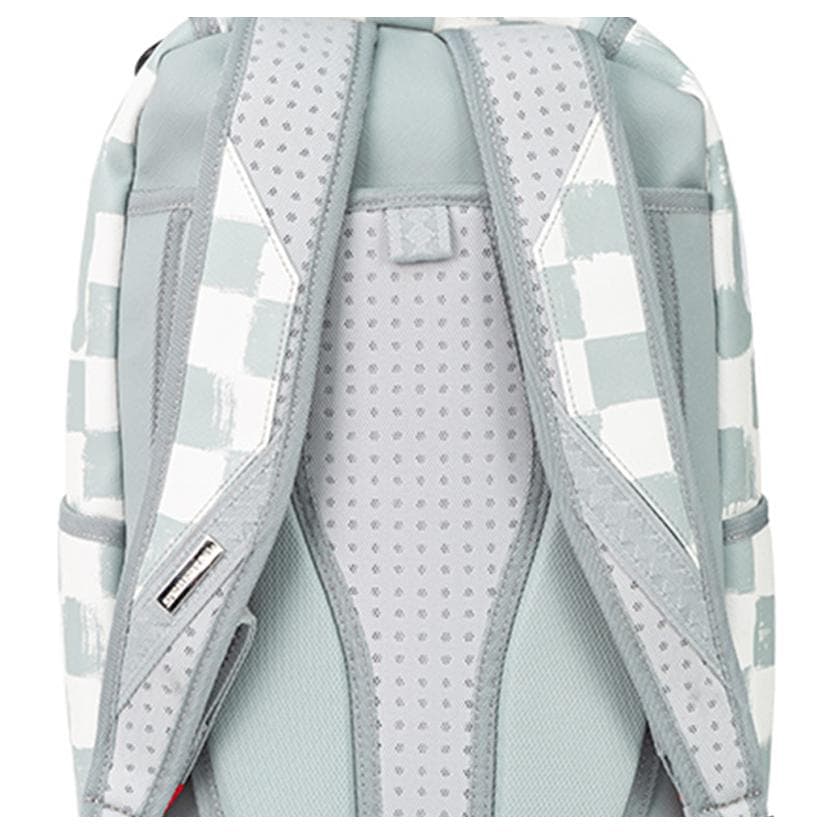 Sprayground Shark Logo Checkered Backpack