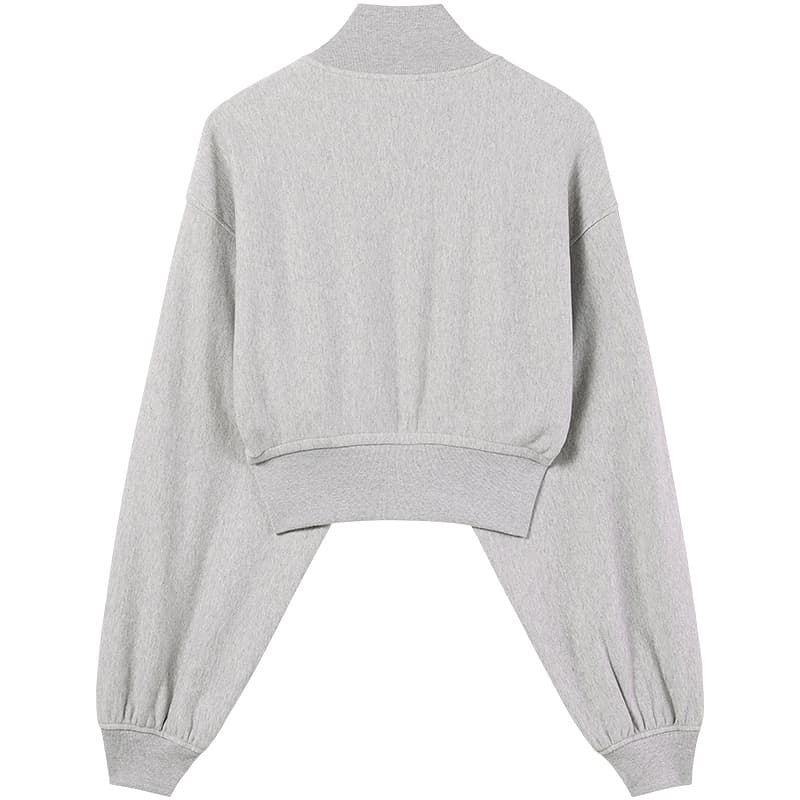 Miss Sixty Solid Zip Sweatshirt
