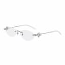 GENTLE MONSTER Silver Optical Frame