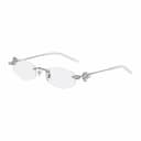 GENTLE MONSTER Silver Optical Frame