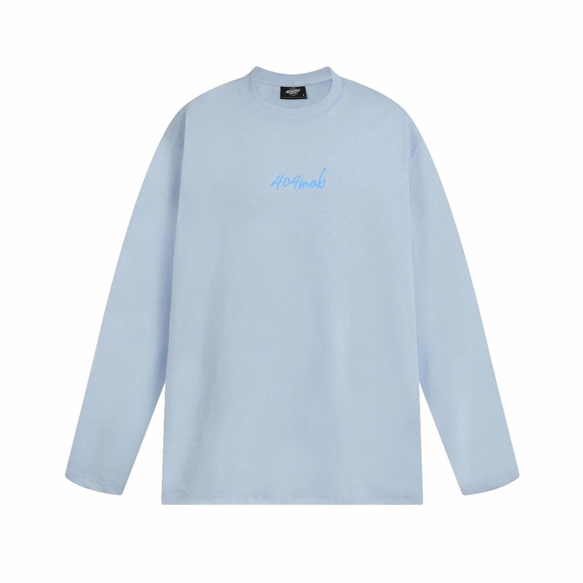 404MOB GANG Logo Print Long Sleeve Tee
