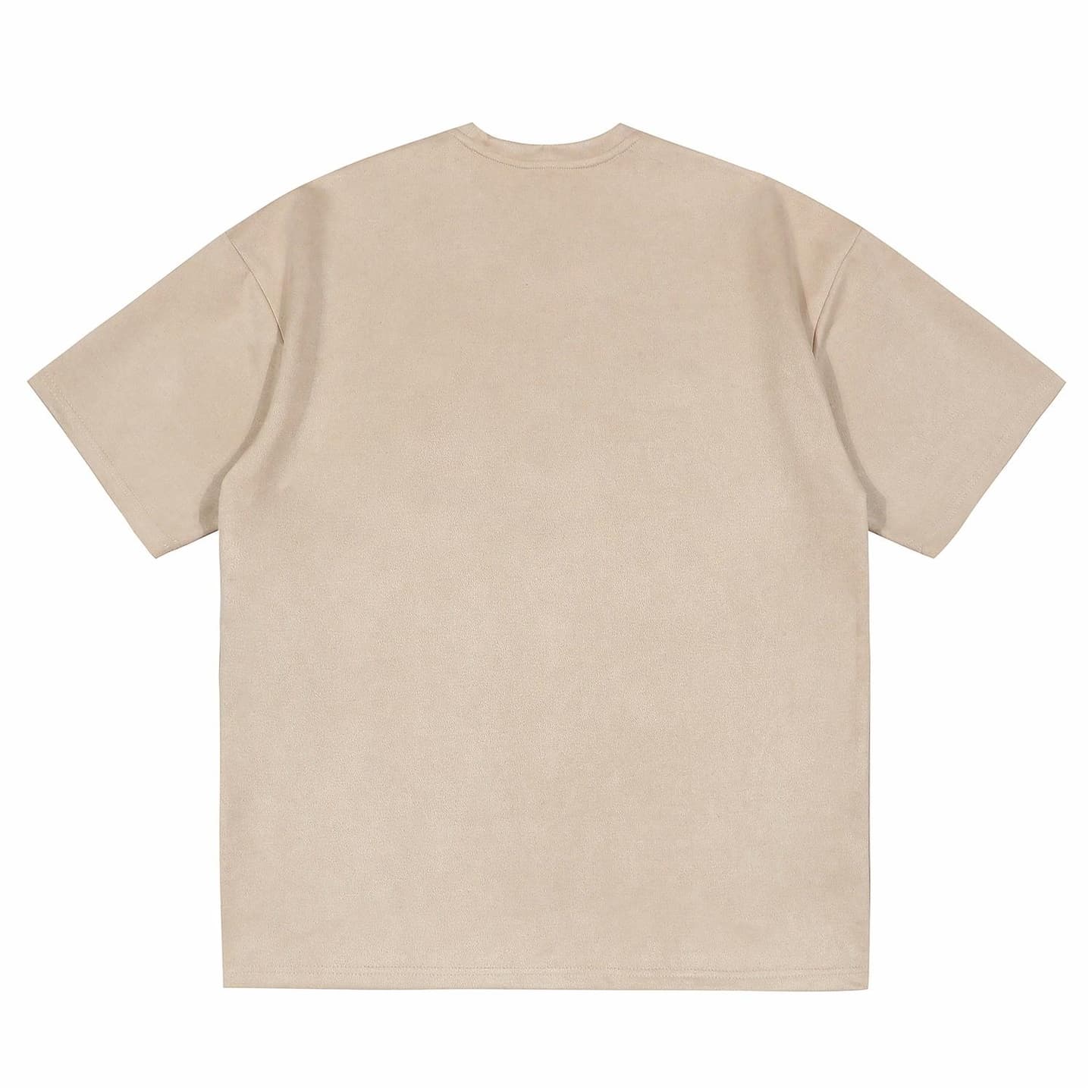 The Simpsons Logo Print Suede T-Shirt