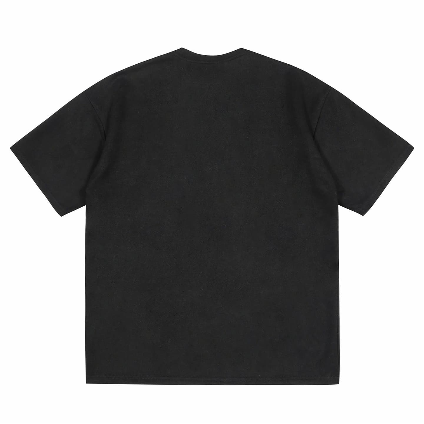 The Simpsons Logo Print Suede T-Shirt