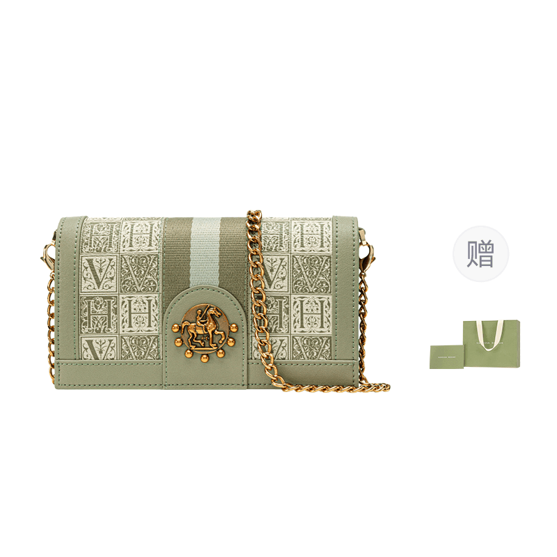 Vanessa Hogan VH Retro Print Chain Bag