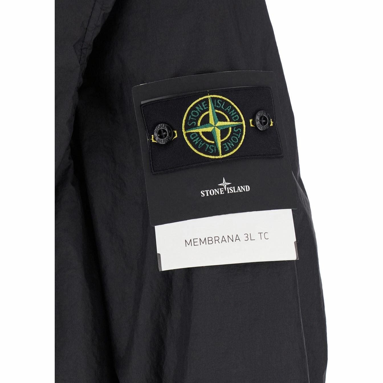 Stone Island Hoodie Jacket Black