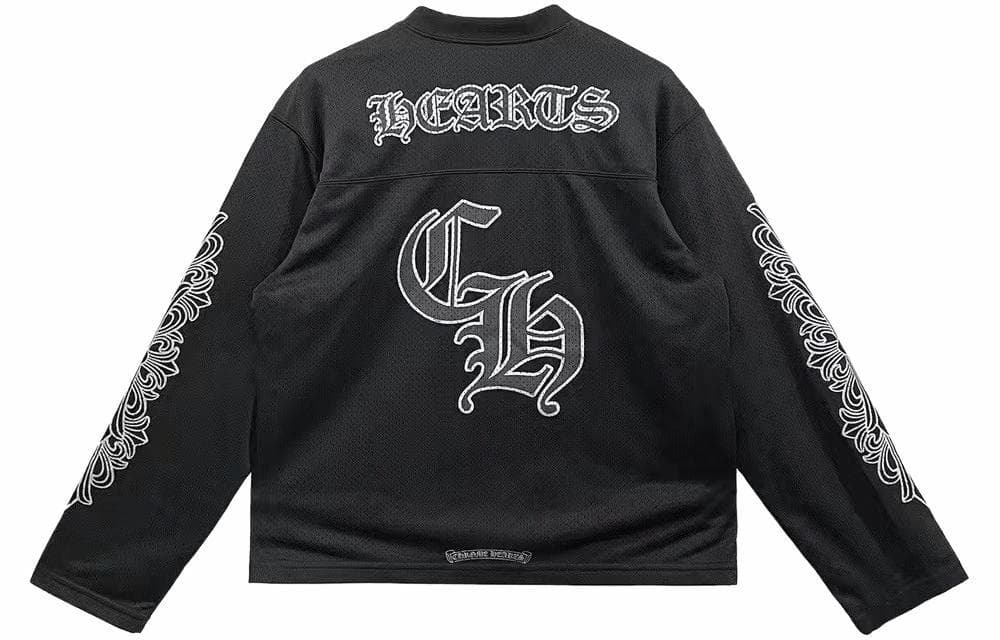 Chrome Hearts Hockey Series Long Sleeve Tee Black