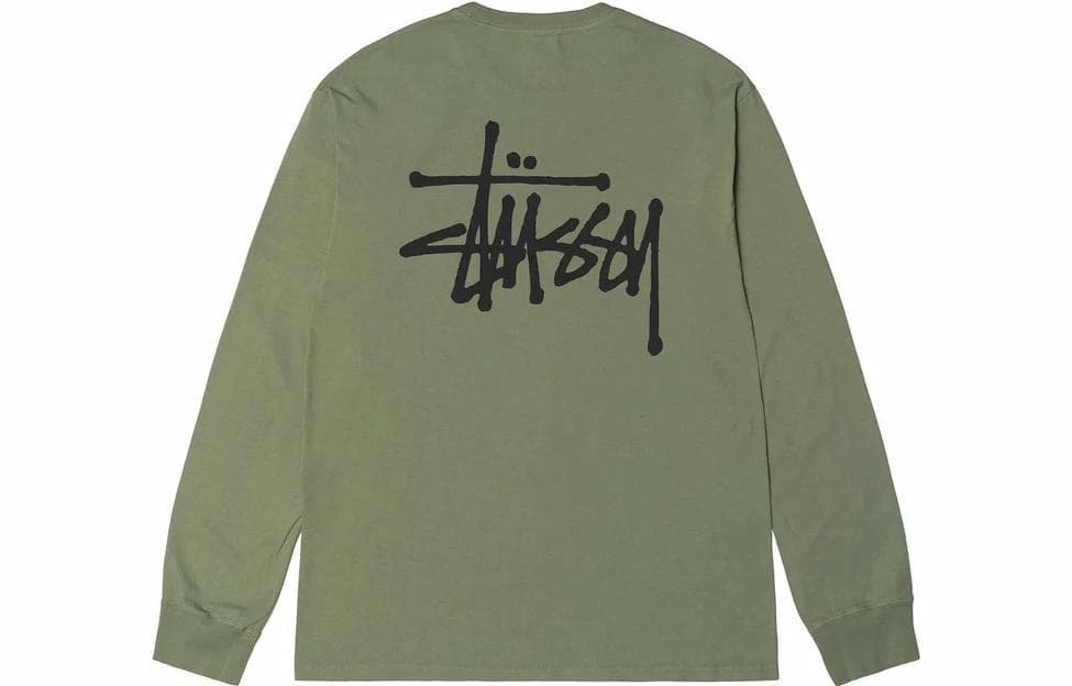 Stussy Basic Stussy Pigment Dyed Ls Tee