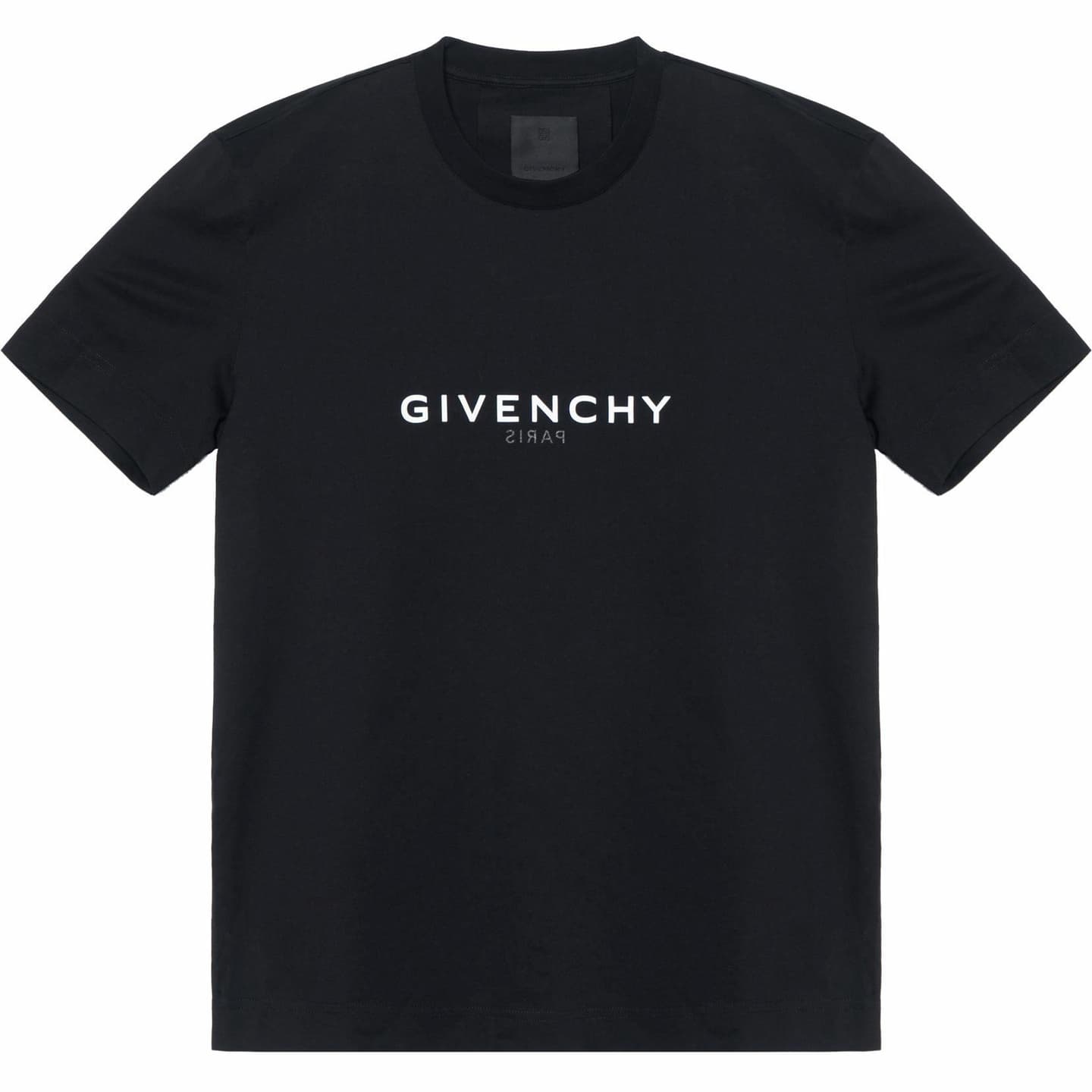 Givenchy SS21 Reverse Logo T-Shirt Black