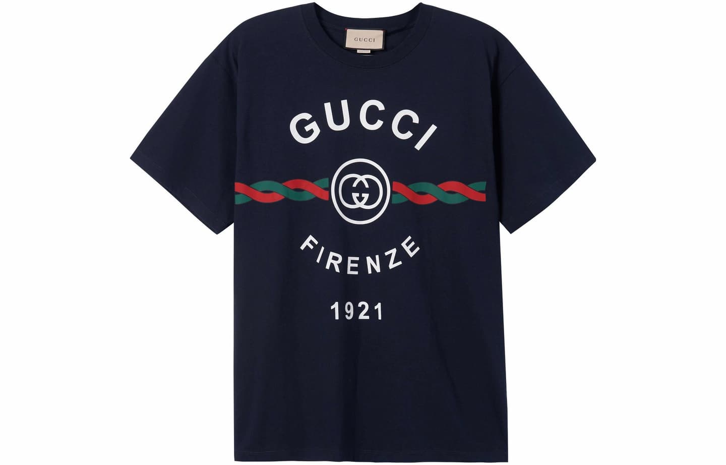 Gucci Firenze 1921 SS22 T-Shirt Navy
