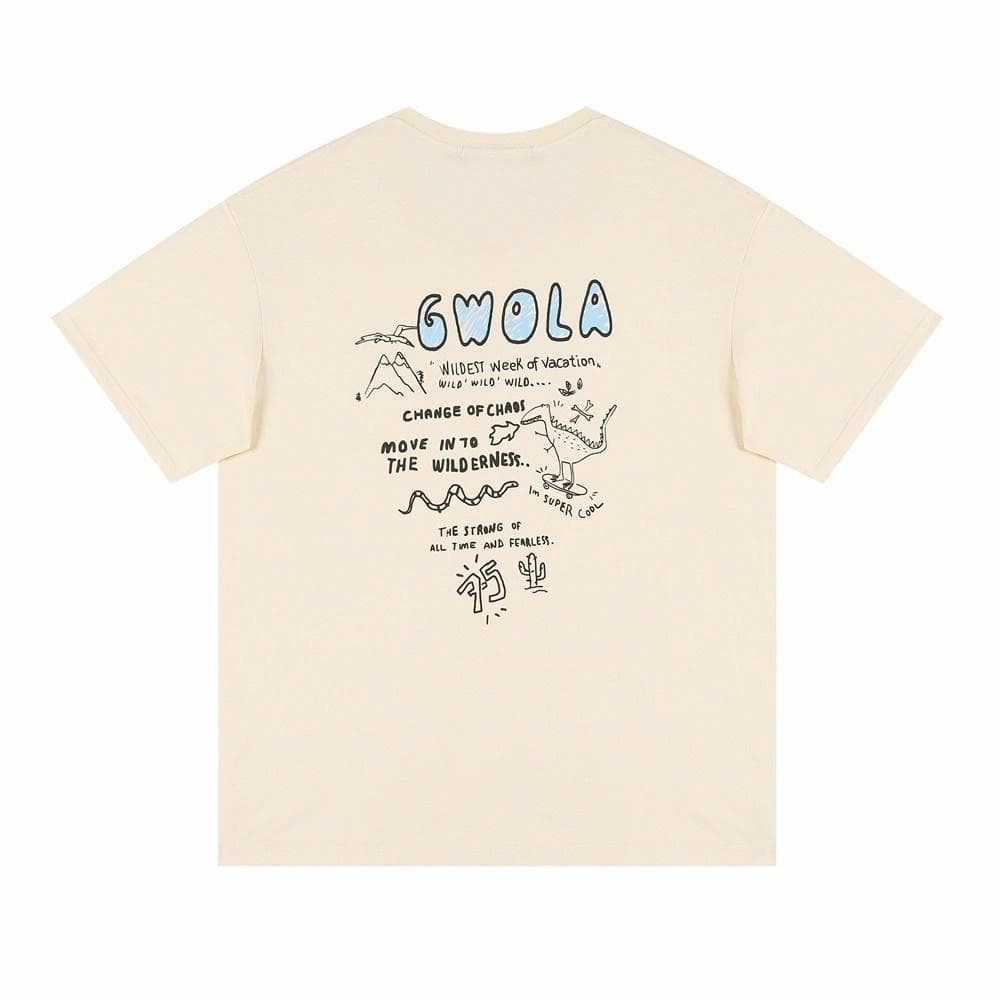 Gwola Logo Print T-Shirt