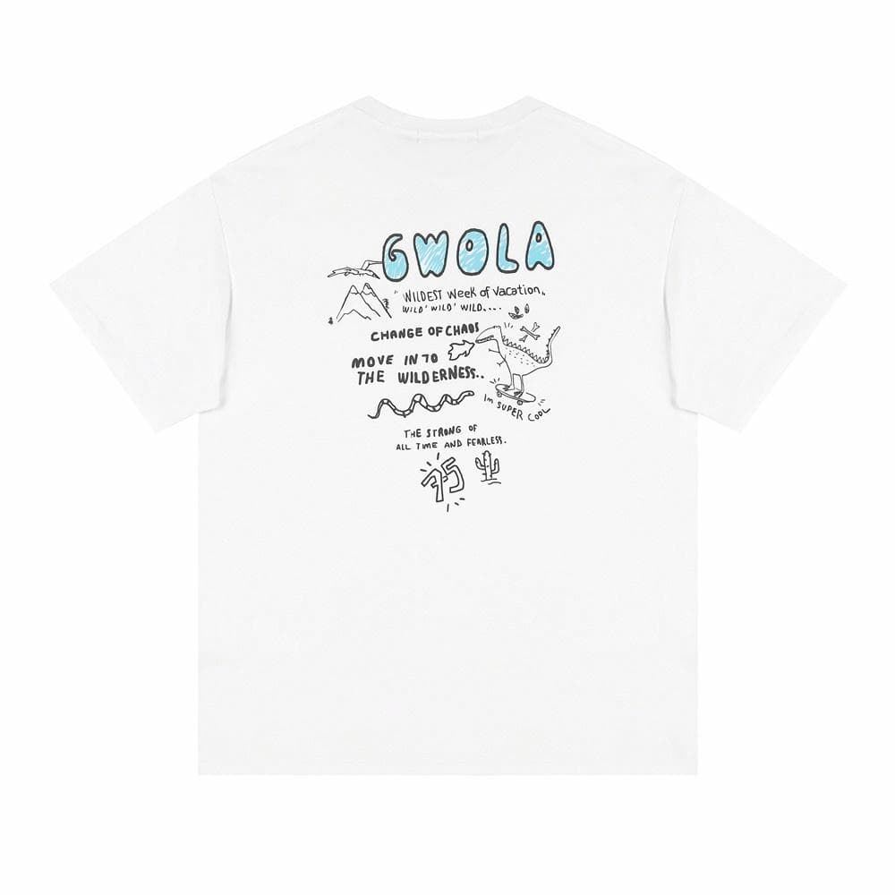 Gwola Logo Print T-Shirt